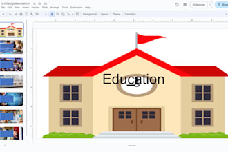 research any topic and create a google slide presentation