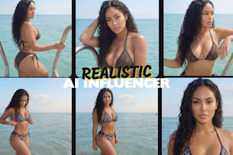 create a hyper realistic ai influencer