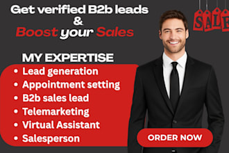 be your strategic sales closer telemarketing b2b sales leads salesperson sdr