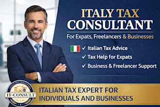 be italy tax consultant, consulenza fiscale for expats, freelancers, businesses