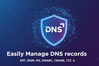 manage your domain dns settings, like spf, dkim and dmarc