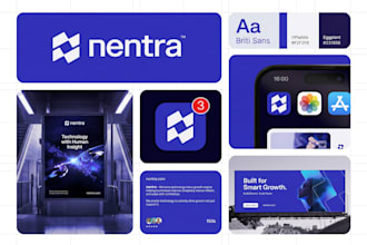 design a minimalist logo and branding kit with brand identity guidelines