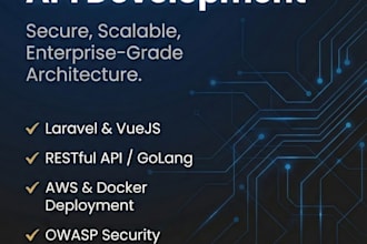develop a secure custom laravel saas application or API
