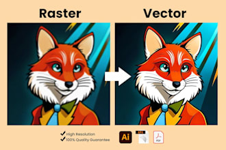 clean up, refine, and fix your existing logo to vector