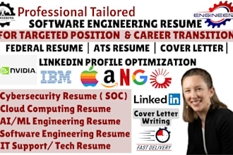 write a job winning software engineering resume writing federal executive resume