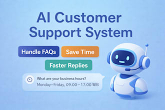 build an ai customer support system to handle your faqs