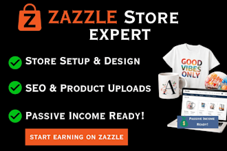 design professional zazzle products and help you grow sales