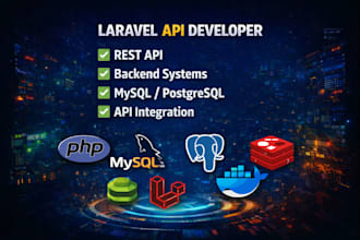 develop laravel rest API backend for web and mobile applications