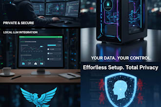 install secure private moltbot server with local llm