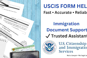 help you with uscis form preparation and immigration documents