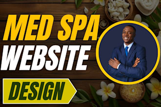 design med spa website skincare website spa booking website cosmetic website