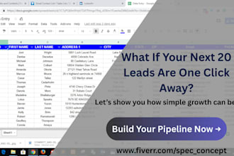 do b2b lead generation, contact scraping, email list building, prospect list