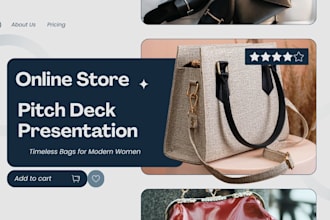 build online store pitch deck shopify ecommerce  amazon fba startup pitch deck