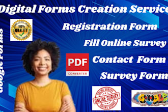 online survey form via jotform,  congnton form, UX polish, and tracking