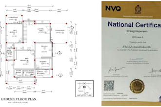 be your expert draftsman and architecture for house floor plans in autocad