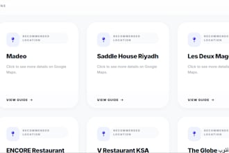 build a smart nearby places finder web app in react