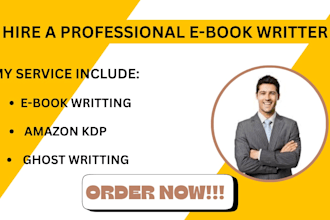 write your professional ebook for KDP, coaching, personal branding