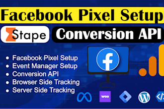 setup facebook pixel and conversion API