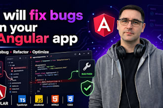 fix angular bugs, build errors, and dependency issues