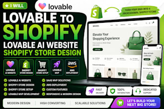 lovable to shopify lovable ai website shopify store design lovable mvp saas aws