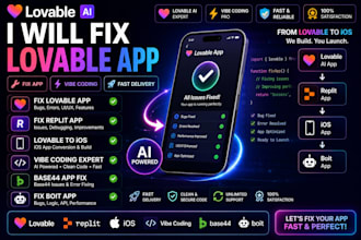 fix lovable app fix replit lovable to ios vibe coding base44 fix boit app