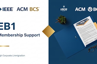 provide eb1 membership support for ieee, acm, bcs, iet and uscis petition