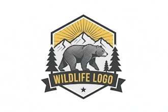do modern wildlife logo