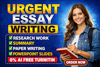 write urgent research,report,powerpoint presentation case study summary proposal