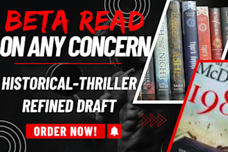 beta read historical thriller refined draft