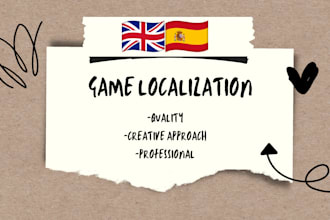 make the best localization for your game