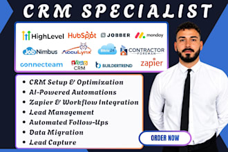 setup jobber gohighlevel automation buildertrend contractor foreman acculynx