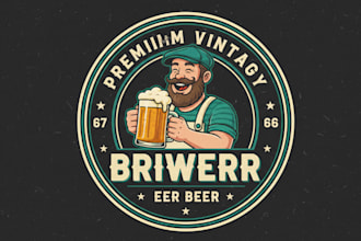 design greatest classic pub brewing logo