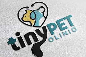 design modern professional pet and veterinary logo