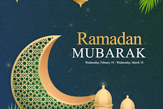 make professional ramadan mubarak animation videos