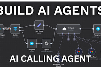 build n8n ai agent, ai calling, voice agent, ai receptionist, vapi ai, ai agent