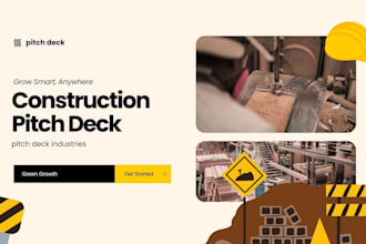 design construction pitch deck renovation contractor investor pitch deck