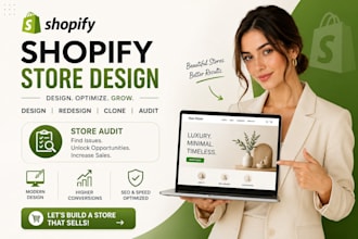 redesign shopify landing page shopify store design  shopify store SEO