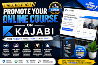 do udemy online course promotion, podia kajabi health and fitness course funnel