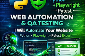 automate your website using python playwright and pytest