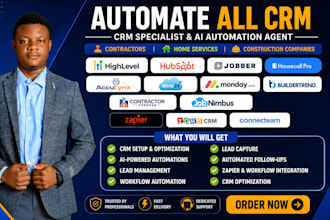 setup jobber hubspot ai bot buildertrend jobnimbus britix24 zapier integration