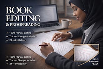 proofread copy edit and developmental edit format  for fiction and non fiction
