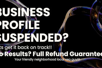 reinstate your suspended google my business profile