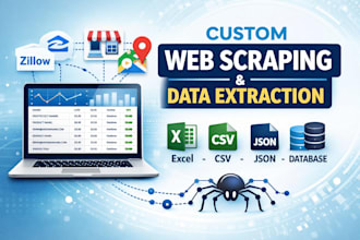 do web scraping, data extraction, and lead generation from any website