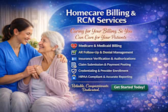 do homecare billing, ar follow up, and rcm services