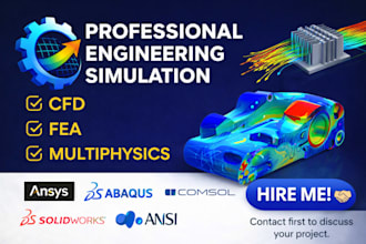do ,cfd,fea ,statics ,dymanics structural analysis by ansys ,abaqus and comsole