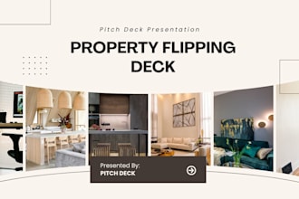 design property flipping pitch deck rental business airbnb investor presentation