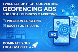 set up high converting geofencing ads for local business marketing