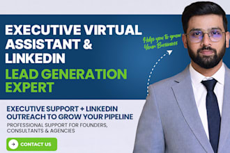 be your executive virtual assistant and linkedin expert