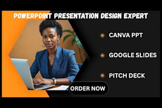 be your canva powerpoint presentation google slides investor pitch deck expert