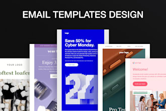 design a modern ecommerce email template for klaviyo or shopify
